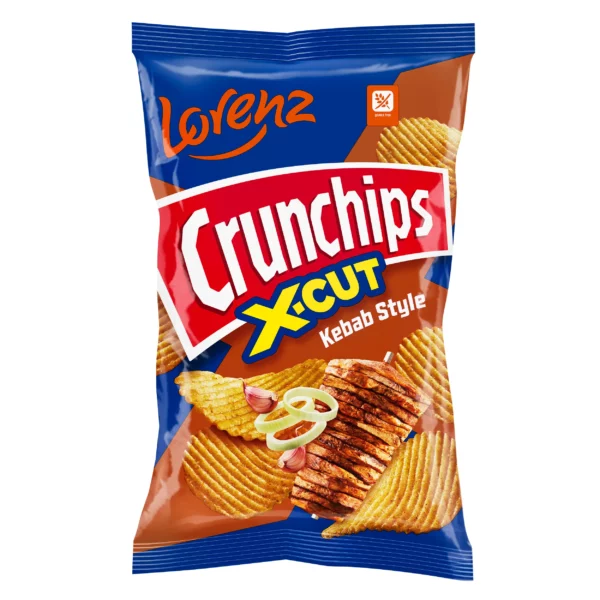 Crunchips bulvių traškučiai kebabo skonio