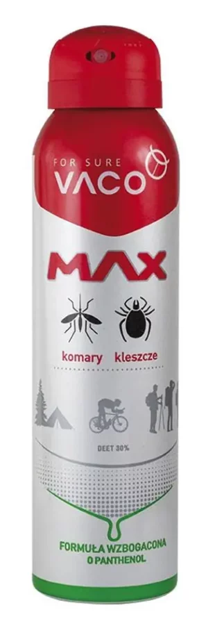 Repelentas nuo uodų, erkių ir mašalų VACO MAX, 100 ml